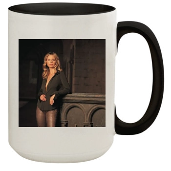 Sarah Michelle Gellar 15oz Colored Inner & Handle Mug