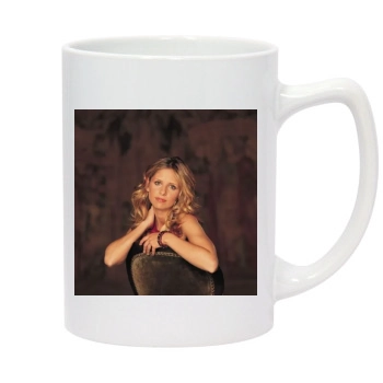 Sarah Michelle Gellar 14oz White Statesman Mug