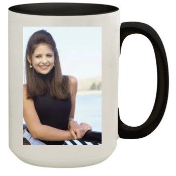 Sarah Michelle Gellar 15oz Colored Inner & Handle Mug