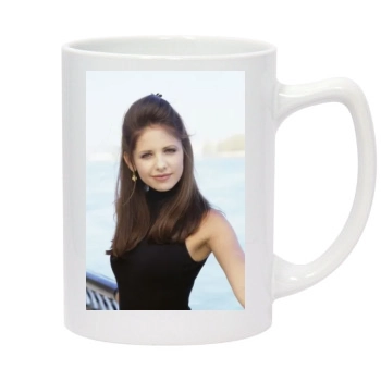 Sarah Michelle Gellar 14oz White Statesman Mug