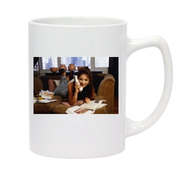 Sarah Michelle Gellar 14oz White Statesman Mug