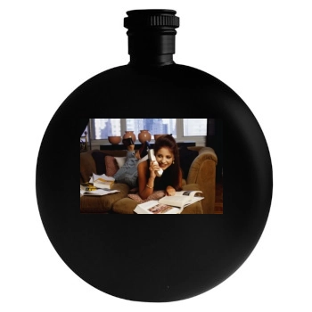 Sarah Michelle Gellar Round Flask