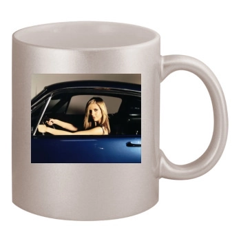 Sarah Michelle Gellar 11oz Metallic Silver Mug