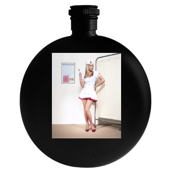 Sarah Michelle Gellar Round Flask