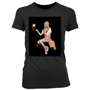 Sarah Michelle Gellar Women's Junior Cut Crewneck T-Shirt