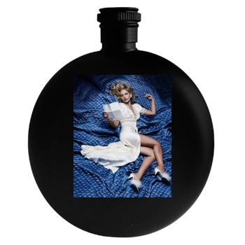 Sarah Michelle Gellar Round Flask