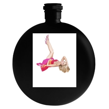 Sarah Michelle Gellar Round Flask