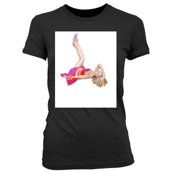 Sarah Michelle Gellar Women's Junior Cut Crewneck T-Shirt