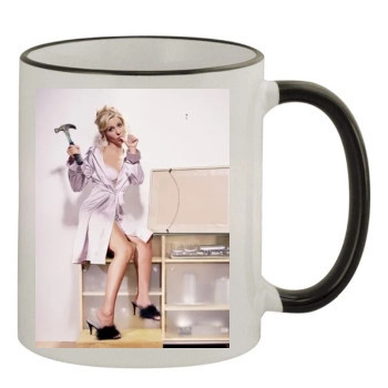 Sarah Michelle Gellar 11oz Colored Rim & Handle Mug