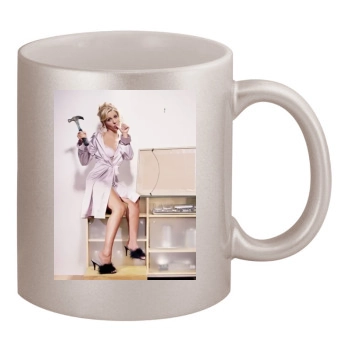 Sarah Michelle Gellar 11oz Metallic Silver Mug