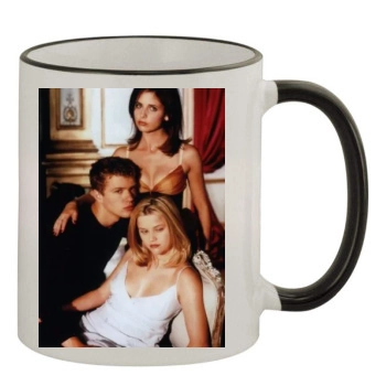 Sarah Michelle Gellar 11oz Colored Rim & Handle Mug