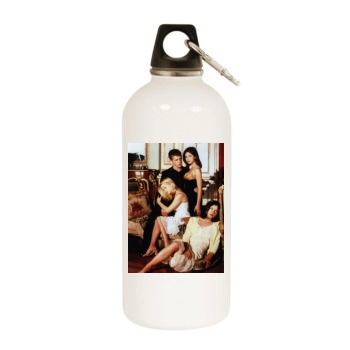 Sarah Michelle Gellar White Water Bottle With Carabiner