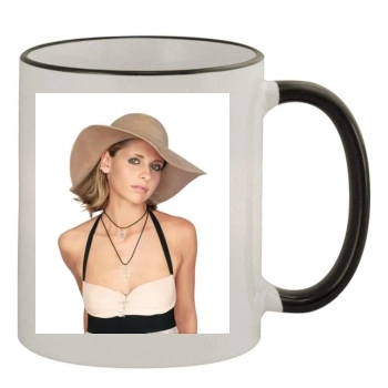 Sarah Michelle Gellar 11oz Colored Rim & Handle Mug