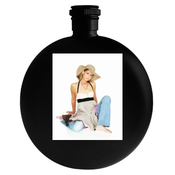 Sarah Michelle Gellar Round Flask