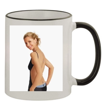 Sarah Michelle Gellar 11oz Colored Rim & Handle Mug