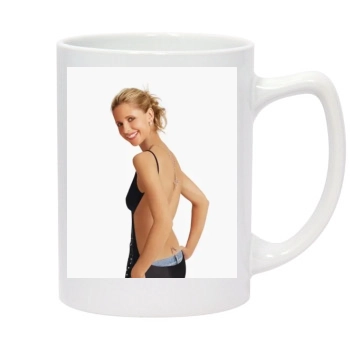 Sarah Michelle Gellar 14oz White Statesman Mug