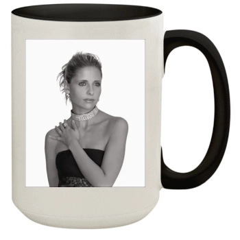 Sarah Michelle Gellar 15oz Colored Inner & Handle Mug