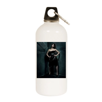 Sarah Michelle Gellar White Water Bottle With Carabiner