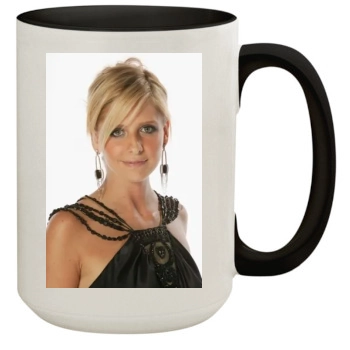 Sarah Michelle Gellar 15oz Colored Inner & Handle Mug