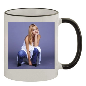 Sarah Michelle Gellar 11oz Colored Rim & Handle Mug