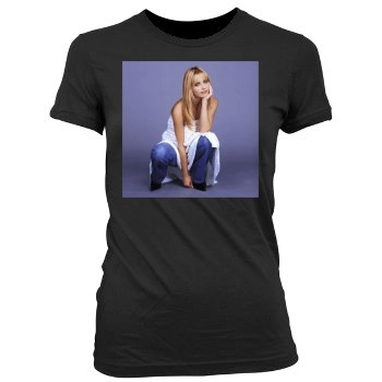 Sarah Michelle Gellar Women's Junior Cut Crewneck T-Shirt