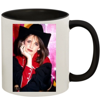 Sarah Michelle Gellar 11oz Colored Inner & Handle Mug