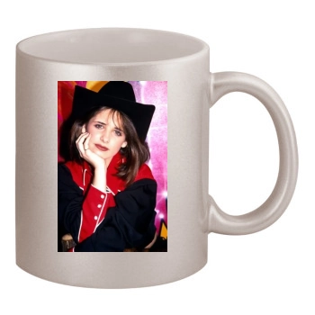 Sarah Michelle Gellar 11oz Metallic Silver Mug