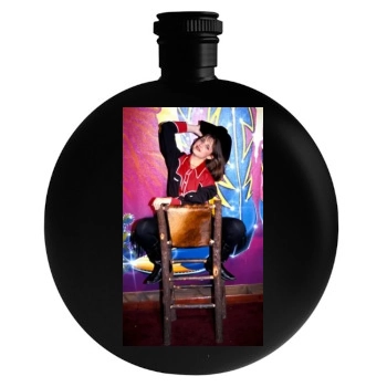 Sarah Michelle Gellar Round Flask