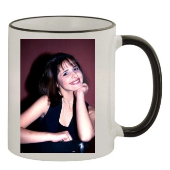 Sarah Michelle Gellar 11oz Colored Rim & Handle Mug