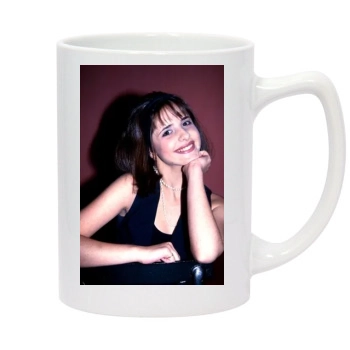 Sarah Michelle Gellar 14oz White Statesman Mug