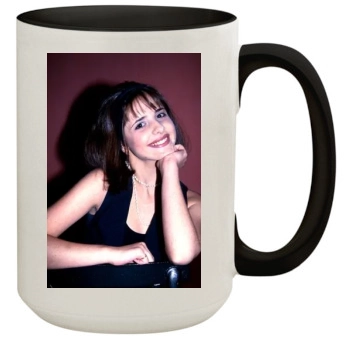 Sarah Michelle Gellar 15oz Colored Inner & Handle Mug