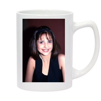 Sarah Michelle Gellar 14oz White Statesman Mug