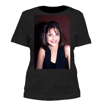 Sarah Michelle Gellar Women's Cut T-Shirt