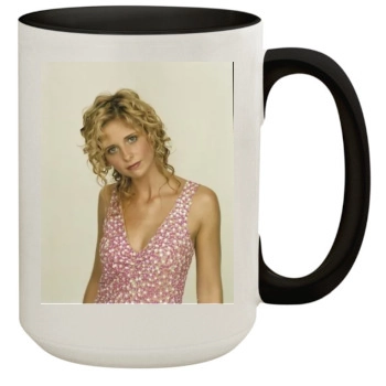 Sarah Michelle Gellar 15oz Colored Inner & Handle Mug