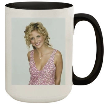 Sarah Michelle Gellar 15oz Colored Inner & Handle Mug