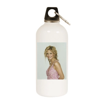 Sarah Michelle Gellar White Water Bottle With Carabiner