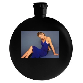 Sarah Michelle Gellar Round Flask