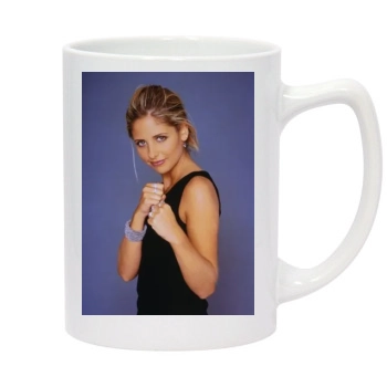 Sarah Michelle Gellar 14oz White Statesman Mug