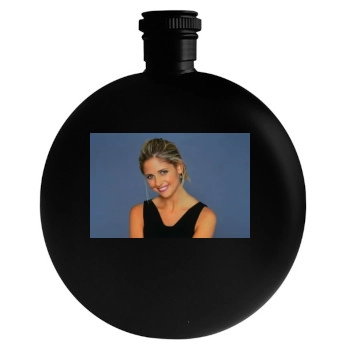 Sarah Michelle Gellar Round Flask