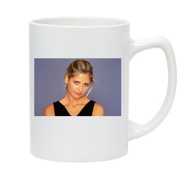 Sarah Michelle Gellar 14oz White Statesman Mug