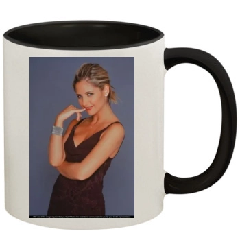 Sarah Michelle Gellar 11oz Colored Inner & Handle Mug