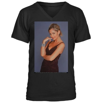 Sarah Michelle Gellar Men's V-Neck T-Shirt