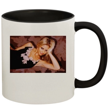 Sarah Michelle Gellar 11oz Colored Inner & Handle Mug