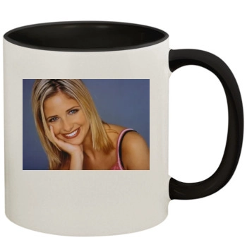 Sarah Michelle Gellar 11oz Colored Inner & Handle Mug