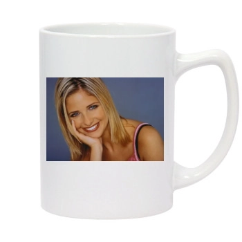 Sarah Michelle Gellar 14oz White Statesman Mug