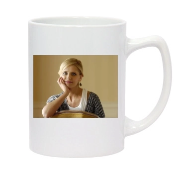 Sarah Michelle Gellar 14oz White Statesman Mug