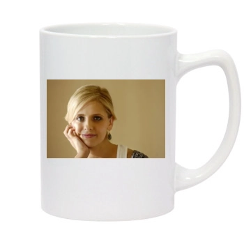 Sarah Michelle Gellar 14oz White Statesman Mug