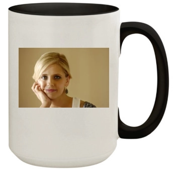 Sarah Michelle Gellar 15oz Colored Inner & Handle Mug