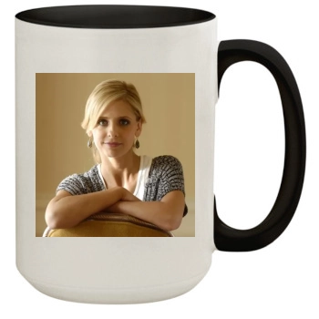 Sarah Michelle Gellar 15oz Colored Inner & Handle Mug