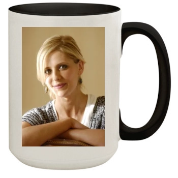 Sarah Michelle Gellar 15oz Colored Inner & Handle Mug